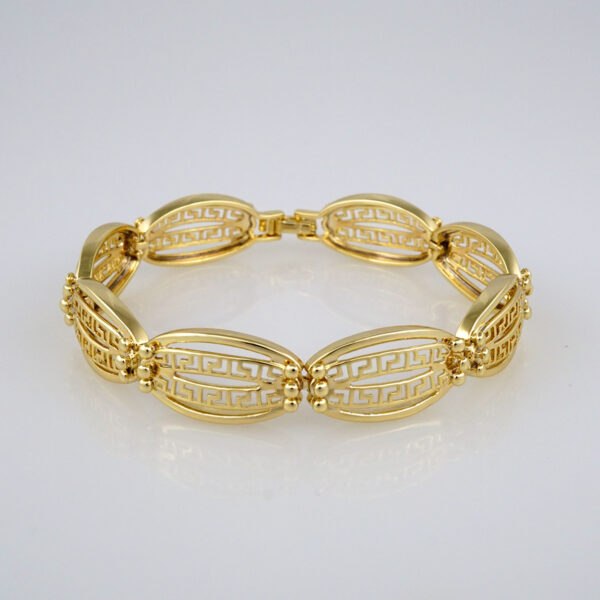 Bracelets Woman/ Pulseras mujer/   Plain/  14K Real Color// B418