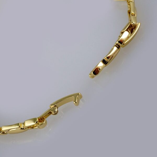 Bracelets Woman/ Pulseras mujer/   Zircon Stone/  14K Real Color// B422