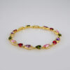 Bracelets Woman/ Manillas Mujer/  14K Real Color/  Zircon Stone// B428