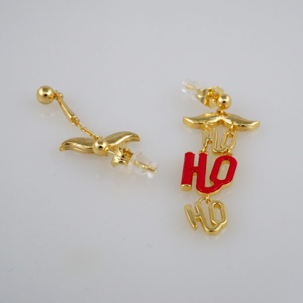 Earrings Woman/Aretes Dama/ Zircon Stone/  14K Real Color// E386 - Image 2