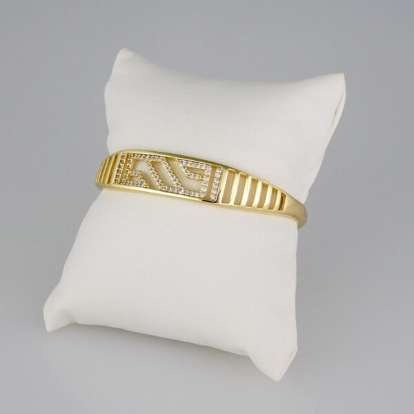 Bangles Women/ Pulsos Dama/ Zircon Stone/ 14K Real Color// P226 - Image 2