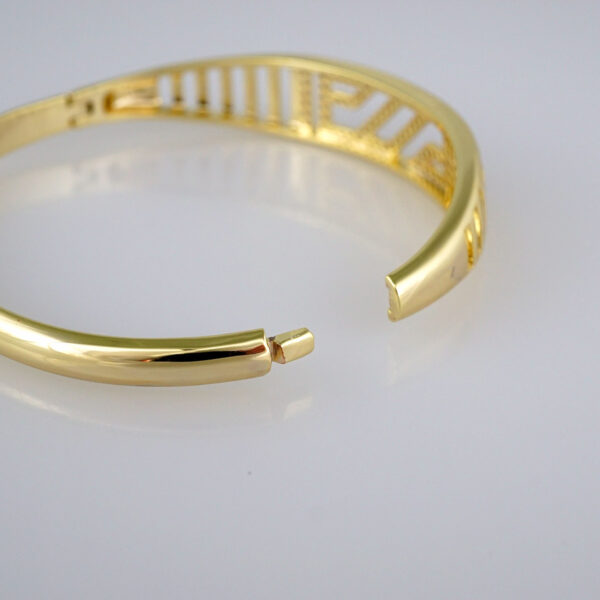 Bangles Women/ Pulsos Dama/ Zircon Stone/ 14K Real Color// P226 - Image 3