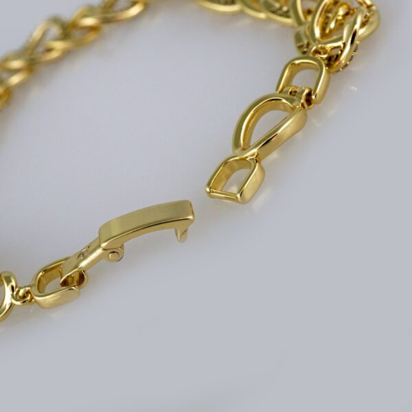 Bracelets Women/ Pulseras Dama/  Zircon Stone/  14K Real Color// B444