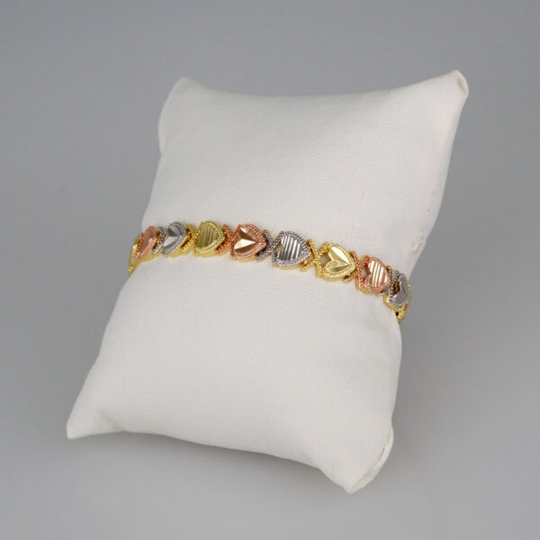 Bracelets Women/ Pulseras Dama/ Three Tone// B448