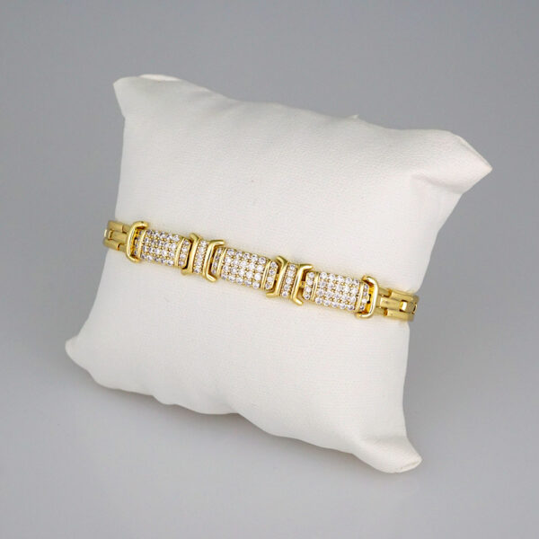 Bracelets Women/ Manillas Mujer/ 14K Real Color/Zircon Stone// B463