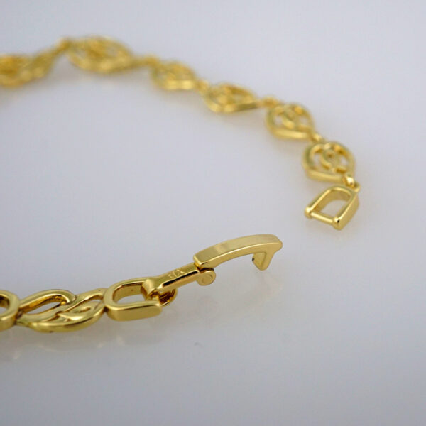 Bracelets Women/ Manillas Mujer/  14K Real Color/  Zircon Stone// B468