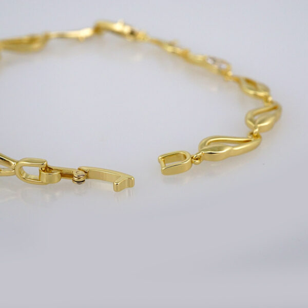 Bracelets Women/ Manillas Mujer/  14K Real Color/  Zircon Stone// B469