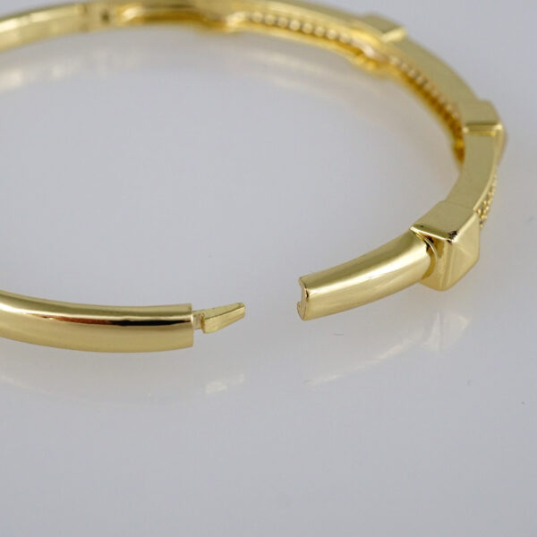 Bangles Woman/ Pulsos Dama/  Zircon Stone/  14K Real Color// P224 - Image 3