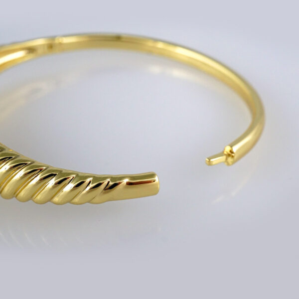 Bangles Woman/ Pulsos Dama/  Zircon Stone/  14K Real Color// P221 - Image 3