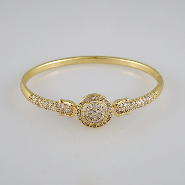 Bangles Woman/ Pulsos Dama/  Zircon Stone/  14K Real Color// P223
