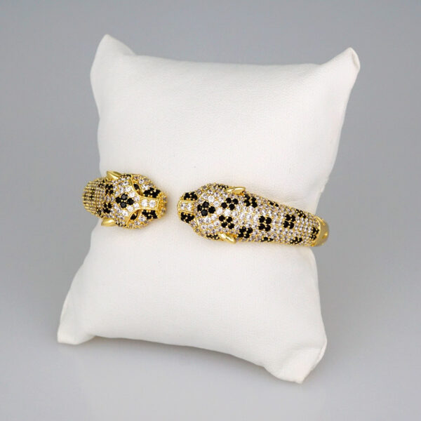 Bangles Woman/ Pulsos Dama/ Zircon Stone/ 14K Real Color// P218 - Image 2