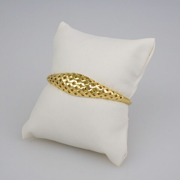 Bangles Women/ Pulsos Dama/  Plain/  14K Real Color// P229 - Image 2