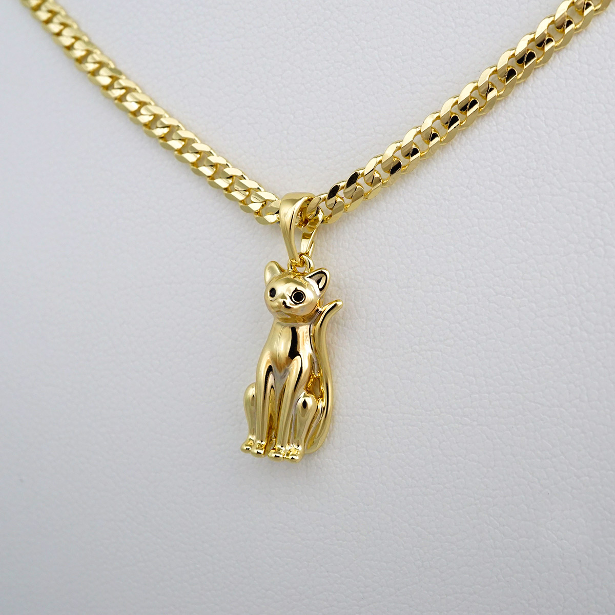 Cadenas & Colgantes/ Chain W/Pendants / 14K Real Color/ Zircon Stone/ 3mm x45cm// SET440 - Image 2
