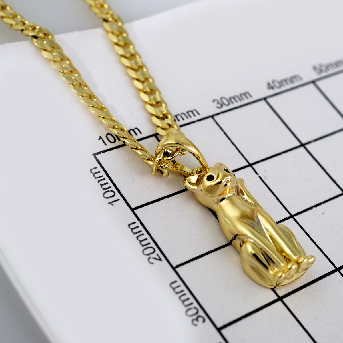 Cadenas & Colgantes/ Chain W/Pendants / 14K Real Color/ Zircon Stone/ 3mm x45cm// SET440 - Image 3