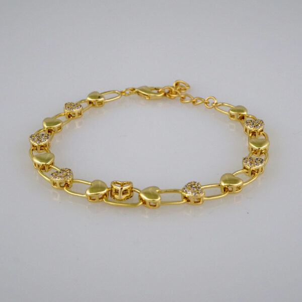 Women Bracelets/ Pulseras Dama/ Zircon Stone/14K Real Color// B479