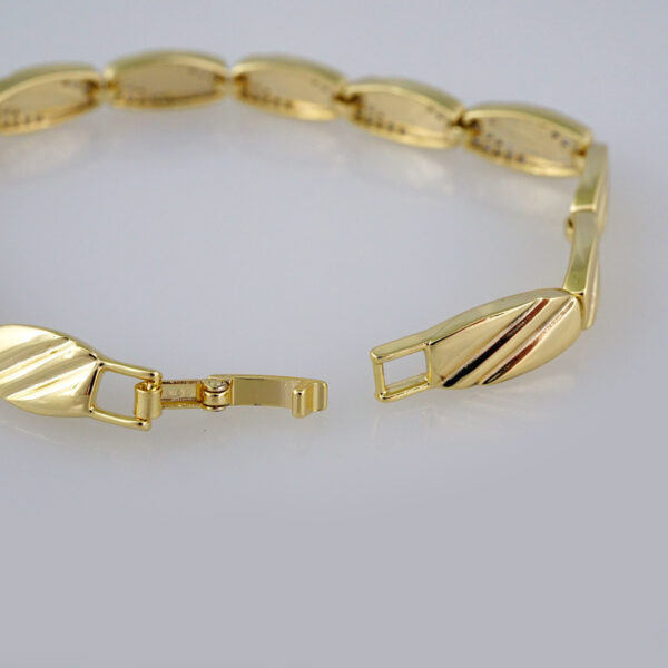 Bracelets Women/ Pulseras Dama/  Zircon Stone/ 14K Real Color// B481