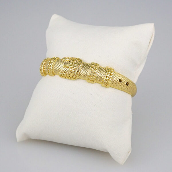 Bangles Women/ Pulsos Dama/Plain/ 14K Real Color// P232 - Image 2
