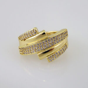 Women Ring/ Anillos Damas/    14K Real Color/   Zircon Stone// R253