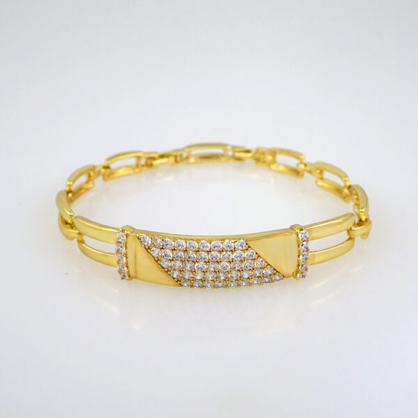 Woman Bracelets/ Pulseras Dama/  Zircon Stone/ 14K Real Color// B503