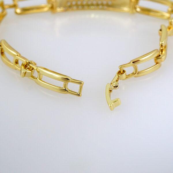 Woman Bracelets/ Pulseras Dama/  Zircon Stone/ 14K Real Color// B503