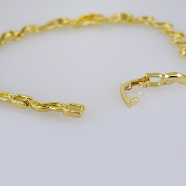 Woman Bracelets/ Pulseras Dama/  Zircon Stone/ 14K Real Color// B508