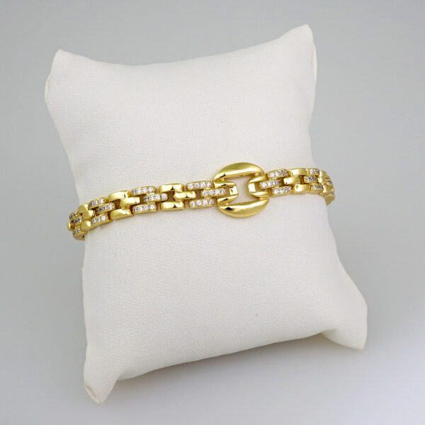 Woman Bracelets/ Pulseras Dama/  Zircon Stone/ 14K Real Color// B511