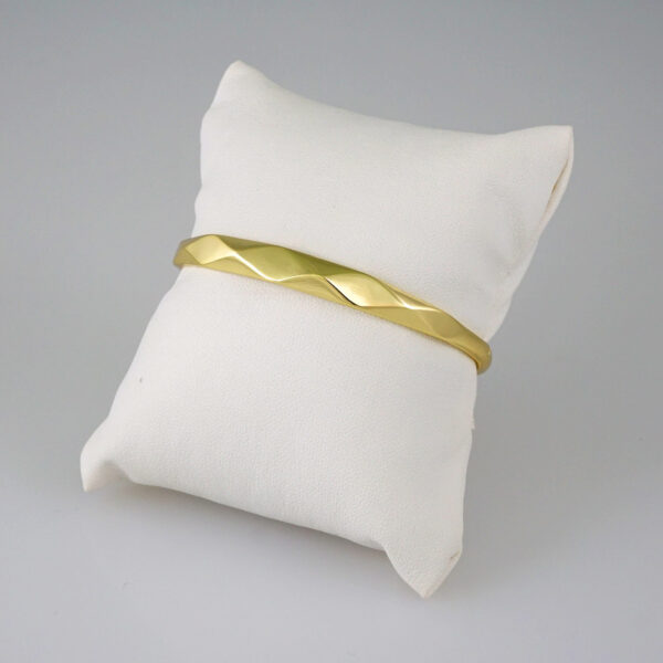 Bangles Women/ Pulsos Dama/ Plain/ 14K Real Color// P245 - Image 2