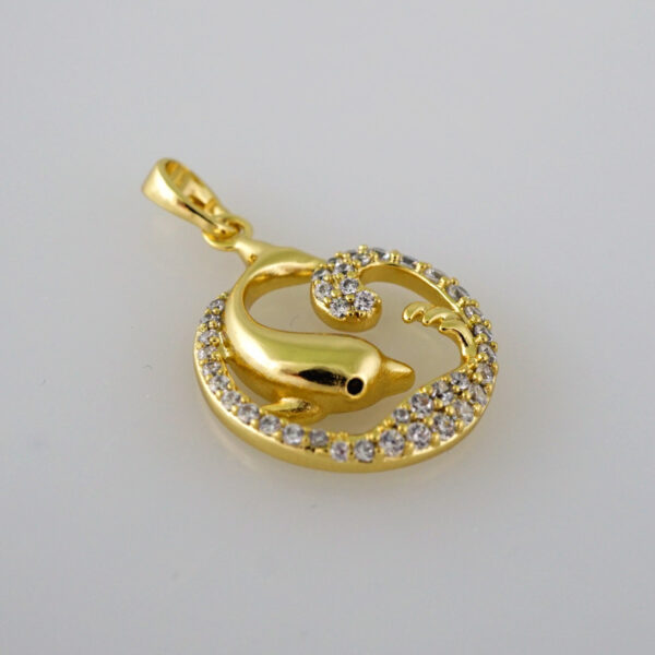 Pendants /Colgantes/  14K Real Color/  Zircon Stone// PEN0077