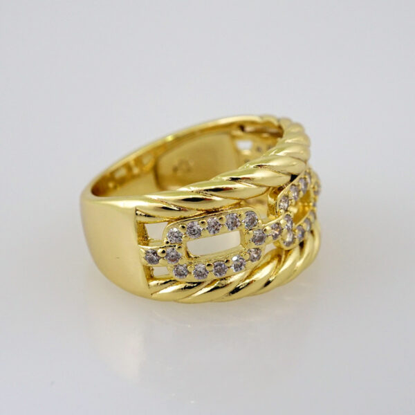 Women Ring/ Anillos Damas/ 14K Real Color/  Zircon Stone// R256