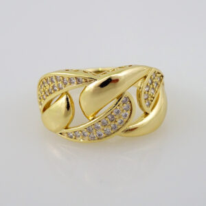 Women Ring/ Anillos Damas/  14K Real Color/ Zircon Stone// R258