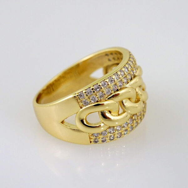 Women Ring/ Anillos Damas/   14K Real Color/  Zircon Stone// R260