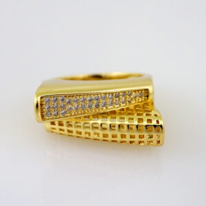 Women Ring/ Anillos Damas/   14K Real Color/  Zircon Stone// R261