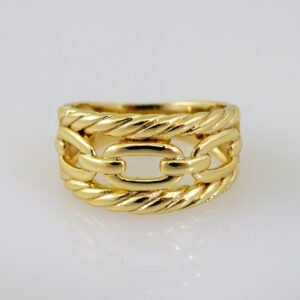 Women Ring/ Anillos Damas/    14K Real Color/   Zircon Stone// R262