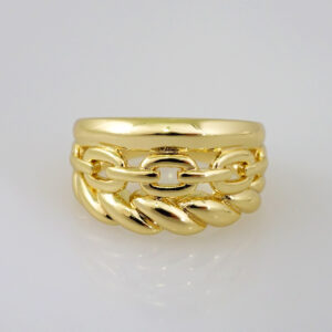 Women Ring/ Anillos Damas/    14K Real Color/   Zircon Stone// R264