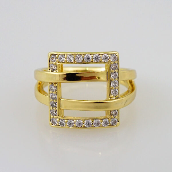 Women Ring/ Anillos Damas/    14K Real Color/   Zircon Stone// R266