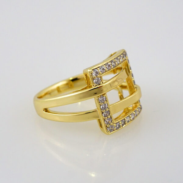 Women Ring/ Anillos Damas/    14K Real Color/   Zircon Stone// R266