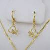 Cadenas & Colgantes & Earrings/ Rings/ Chain /Pendants / 14K Real Color/ Zircon Stone/ Set de Niña// SET508 - Image 2