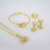 Cadenas & Colgantes & Earrings/ Rings/ Chain /Pendants / 14K Real Color/ Zircon Stone/ Set de Niña// SET508 - Image 5