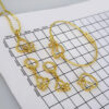Cadenas & Colgantes & Earrings/ Rings/ Chain /Pendants / 14K Real Color/ Zircon Stone/ Set de Niña// SET508 - Image 6