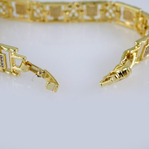Women Bracelets/ Pulseras Dama/ Zircon Stone/14K Real Color// B500