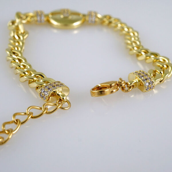 Women Bracelets/ Pulseras Dama/  Zircon Stone/ 14K Real Color// B518