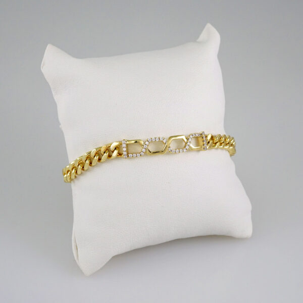 Women Bracelets/ Pulseras Dama/  Zircon Stone/ 14K Real Color// B520