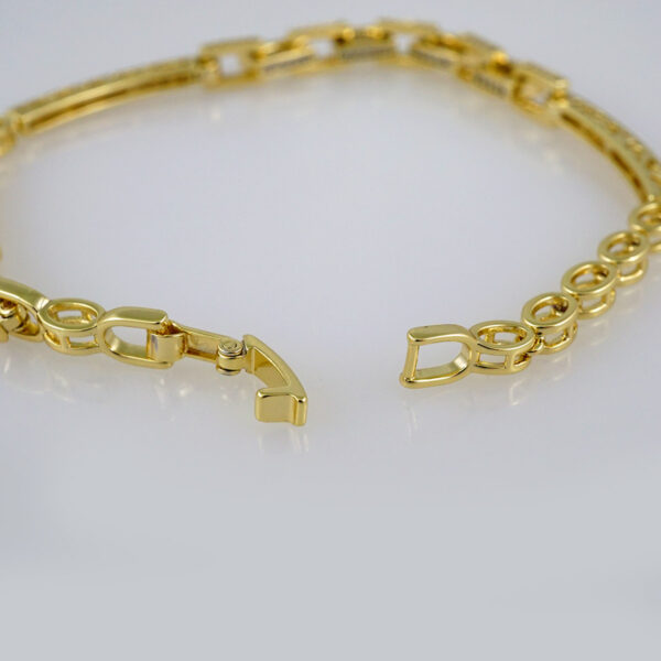 Women Bracelets/ Pulseras Dama/  Zircon Stone/ 14K Real Color// B525