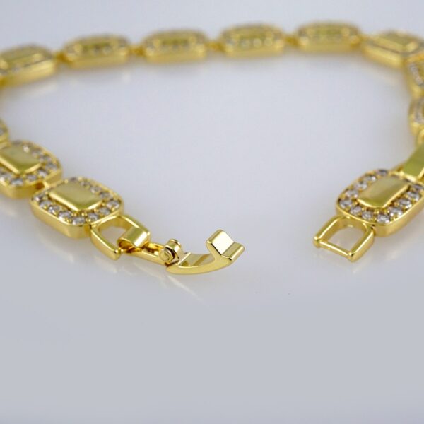 Women Bracelets/ Pulseras Dama/  Zircon Stone/ 14K Real Color// B531