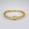 Women Bracelets/ Pulseras Dama/  Zircon Stone/ 14K Real Color// B533