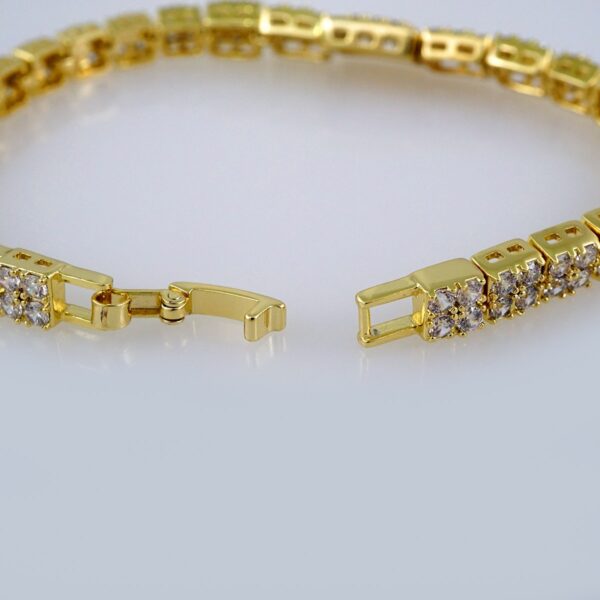 Women Bracelets/ Pulseras Dama/  Zircon Stone/ 14K Real Color// B533