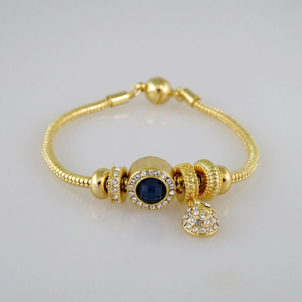 Women Bracelets/ Pulseras Dama/ Zircon Stone/14K Real Color/ Cierre Original// B538