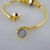 Women Bracelets/ Pulseras Dama/ Zircon Stone/14K Real Color/ Cierre Original// B538 - Image 3