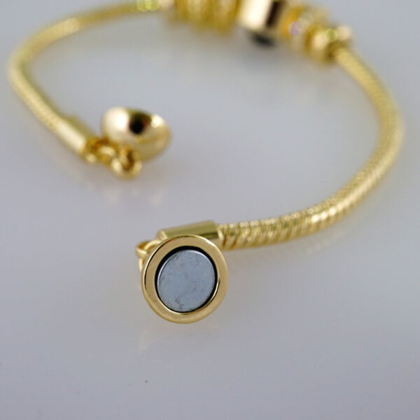 Women Bracelets/ Pulseras Dama/ Zircon Stone/14K Real Color/ Cierre Original// B538