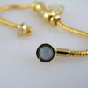 Women Bracelets/ Pulseras Dama/  Zircon Stone/ 14K Real Color/ Cierre Original//B540 - Image 4